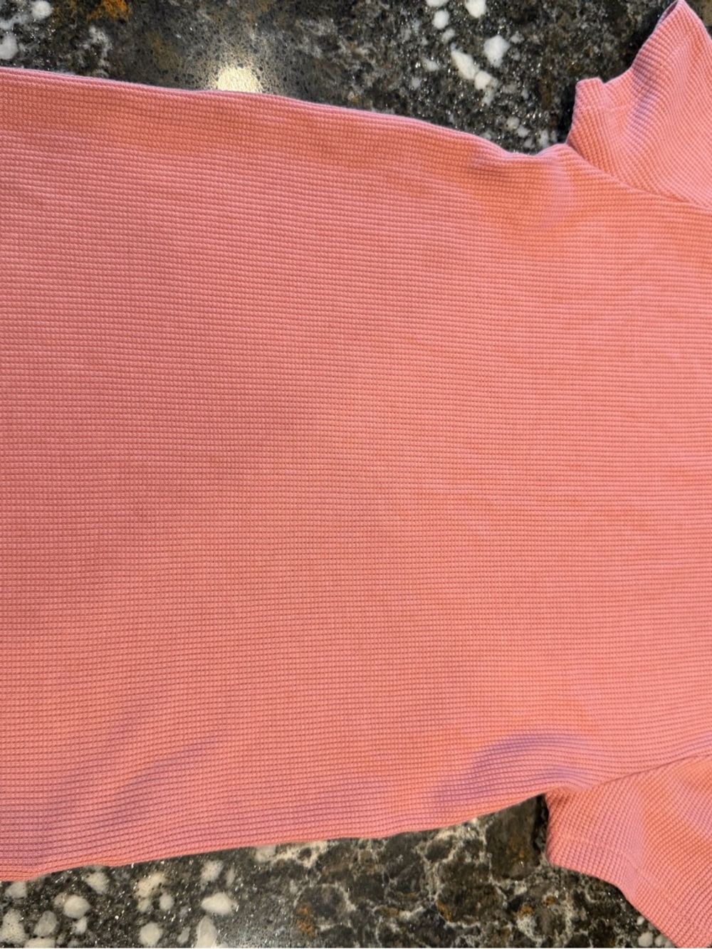 American Eagle Outfitters Dusty Rose Ribbed Knit Tee